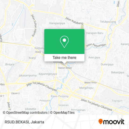 RSUD.BEKASI map