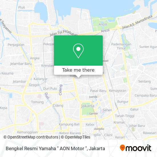 Bengkel Resmi Yamaha " AON Motor " map