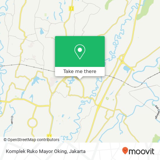 Komplek Ruko Mayor Oking map