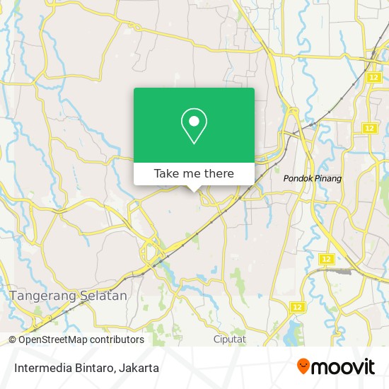 Intermedia Bintaro map