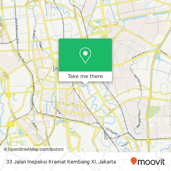 33 Jalan Inspeksi Kramat Kembang XI map
