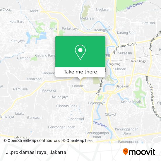 Jl.proklamasi raya. map