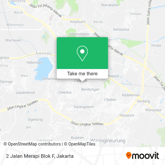 2 Jalan Merapi Blok F map