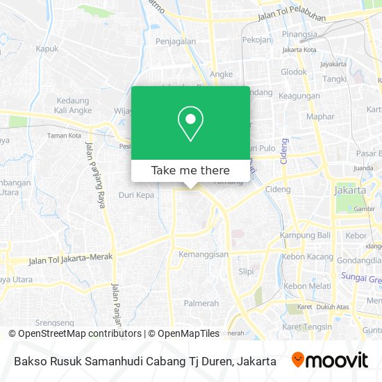 Bakso Rusuk Samanhudi Cabang Tj Duren map