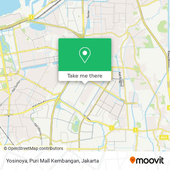 Yosinoya, Puri Mall Kembangan map