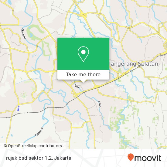 rujak bsd sektor 1.2 map