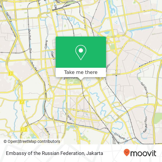 Embassy of the Russian Federation map