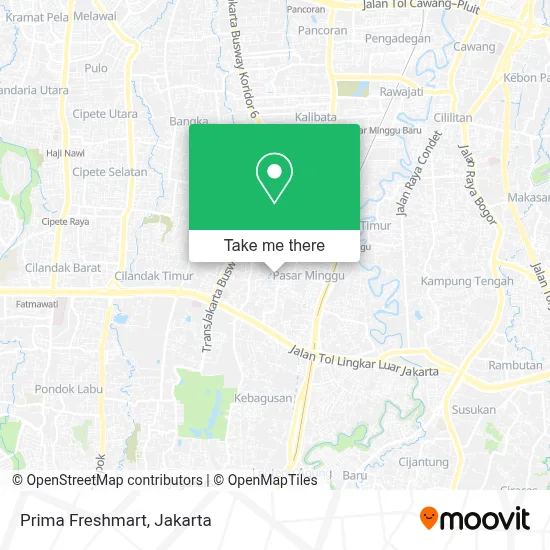 Prima Freshmart map