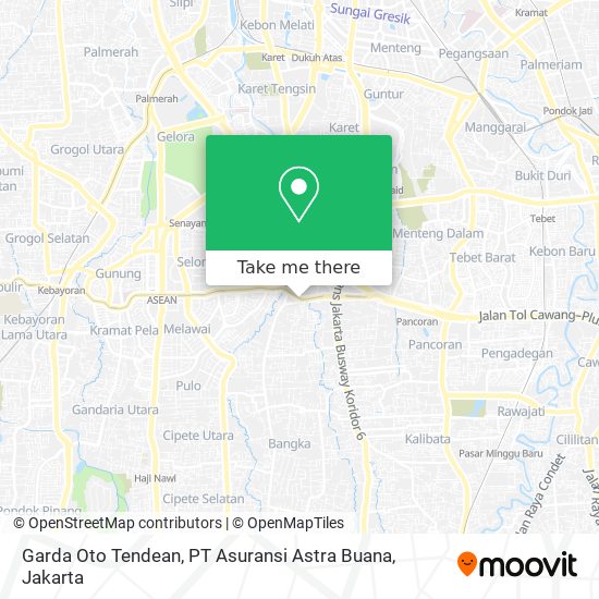 Garda Oto Tendean, PT Asuransi Astra Buana map