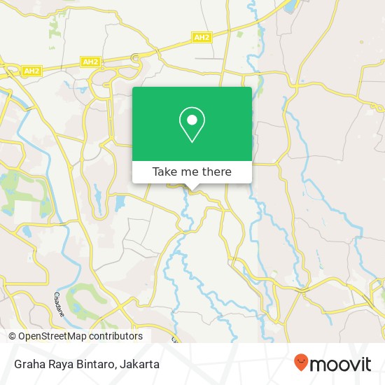 Graha Raya Bintaro map