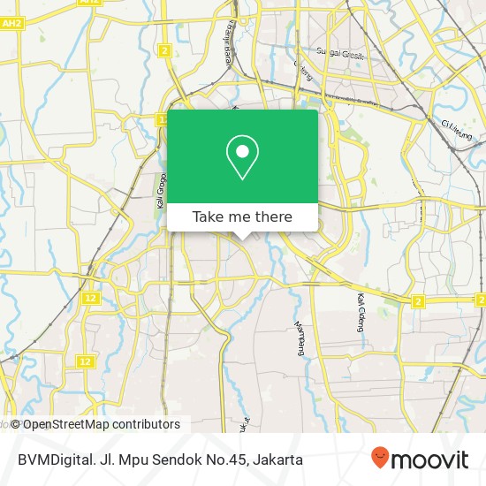 BVMDigital.  Jl. Mpu Sendok No.45 map