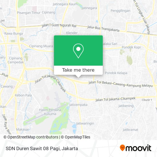SDN Duren Sawit 08 Pagi map