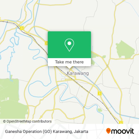 Ganesha Operation (GO) Karawang map