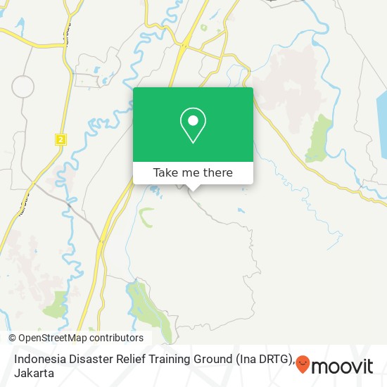 Indonesia Disaster Relief Training Ground (Ina DRTG) map
