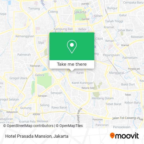 Hotel Prasada Mansion map