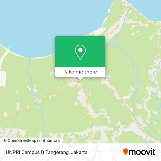 UNPRI Campus B Tangerang map