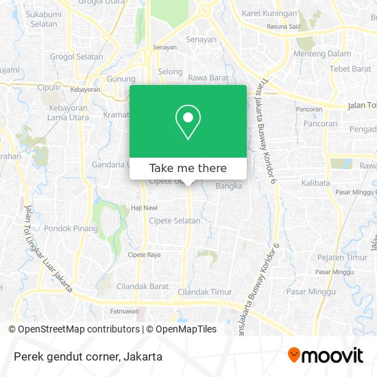 Perek gendut corner map