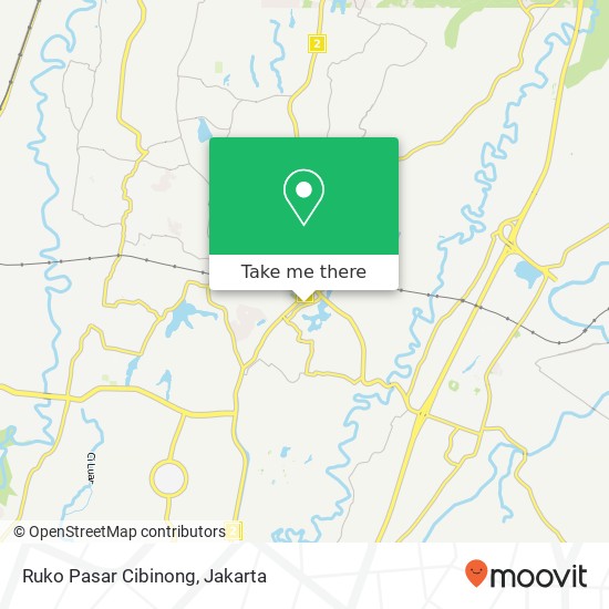 Ruko Pasar Cibinong map