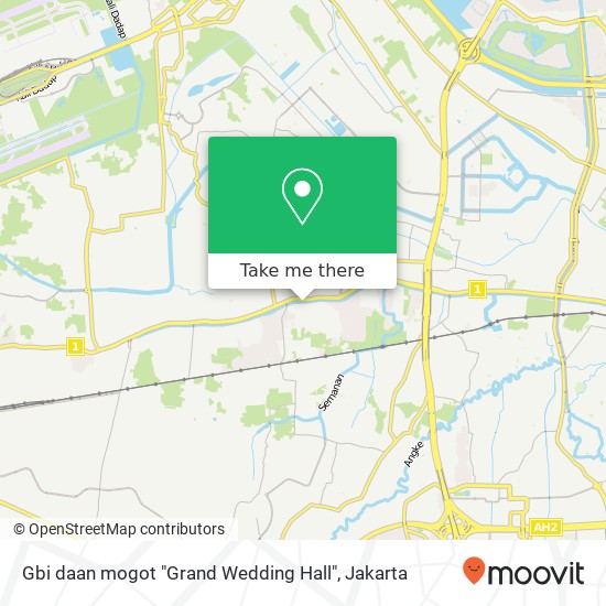 Gbi  daan mogot "Grand Wedding Hall" map