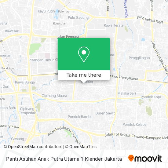 Panti Asuhan Anak Putra Utama 1 Klender map