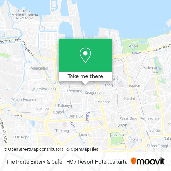The Porte Eatery & Cafe - FM7 Resort Hotel map