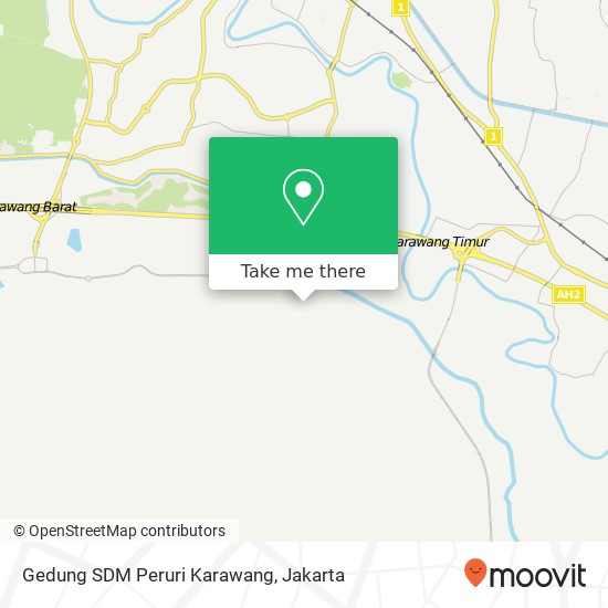 Gedung SDM Peruri Karawang map