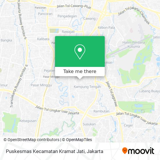 Puskesmas Kecamatan Kramat Jati map