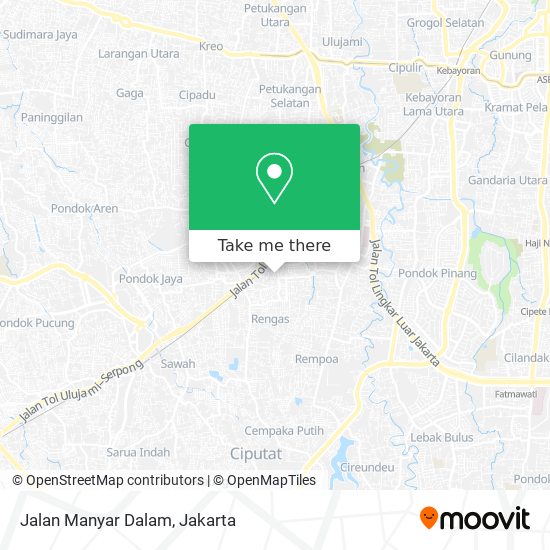 Jalan Manyar Dalam map