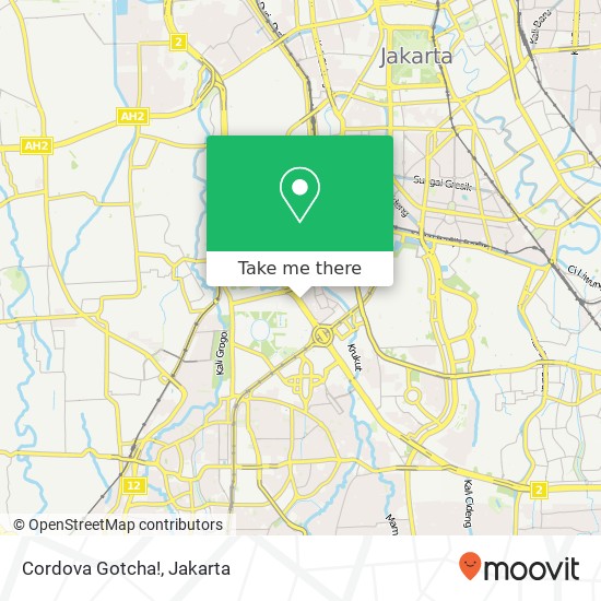 Cordova Gotcha! map