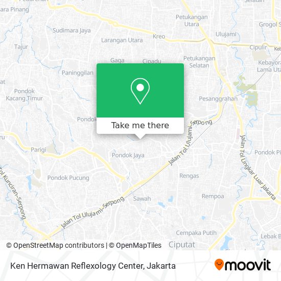 Ken Hermawan Reflexology Center map