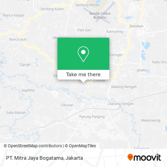 PT. Mitra Jaya Bogatama map