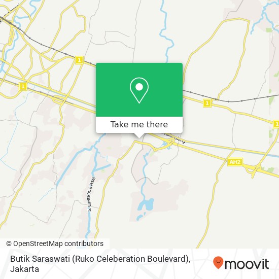 Butik Saraswati (Ruko Celeberation Boulevard) map