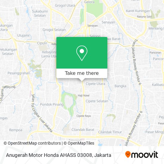 Anugerah Motor Honda AHASS 03008 map