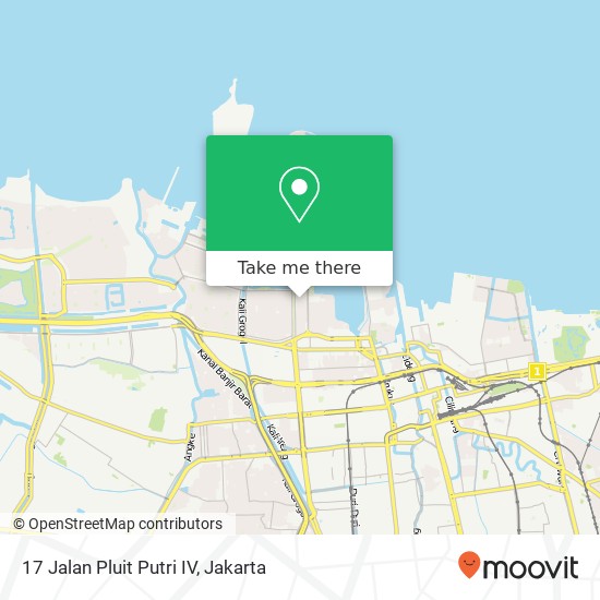 17 Jalan Pluit Putri IV map