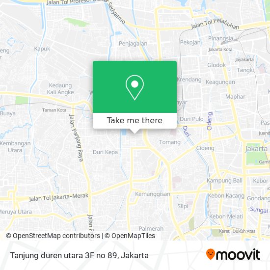 Tanjung duren utara 3F no 89 map