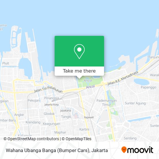 Wahana Ubanga Banga (Bumper Cars) map
