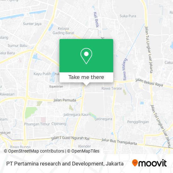 PT Pertamina research and Development map