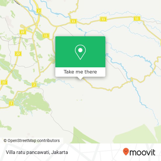 Villa ratu pancawati map