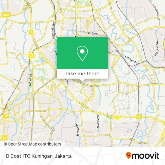 D Cost ITC Kuningan map