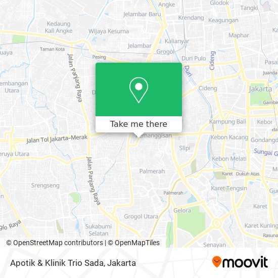 Apotik & Klinik Trio Sada map