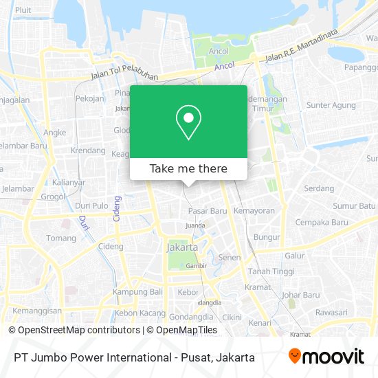 PT Jumbo Power International - Pusat map