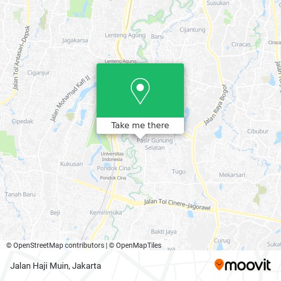 Jalan Haji Muin map