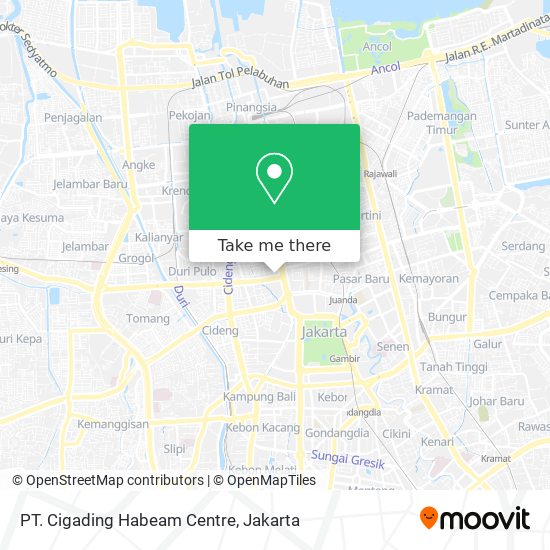 PT. Cigading Habeam Centre map