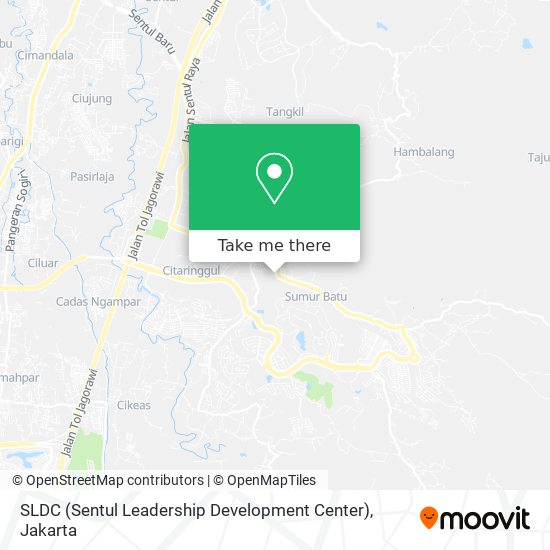 SLDC (Sentul Leadership Development Center) map