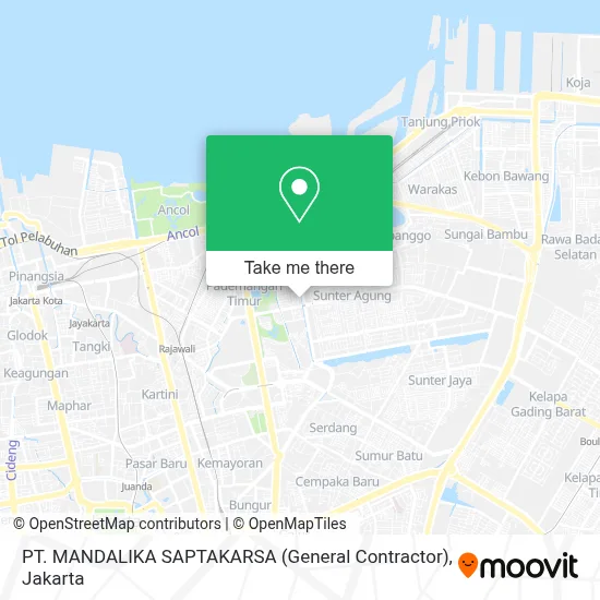 PT. MANDALIKA SAPTAKARSA (General Contractor) map