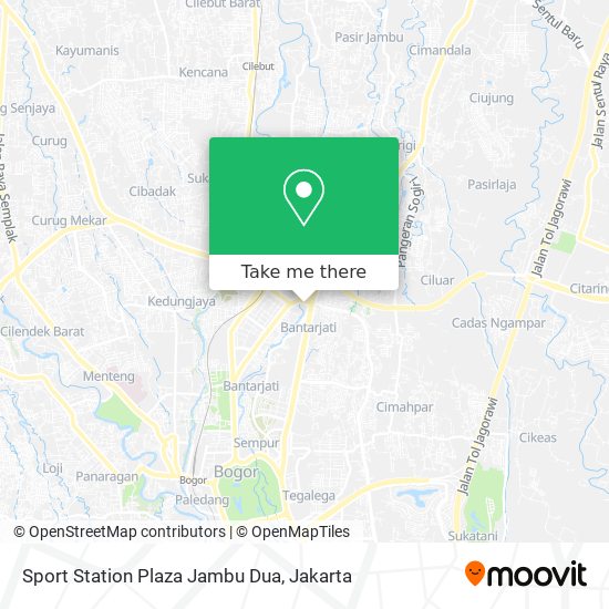 Sport Station Plaza Jambu Dua map