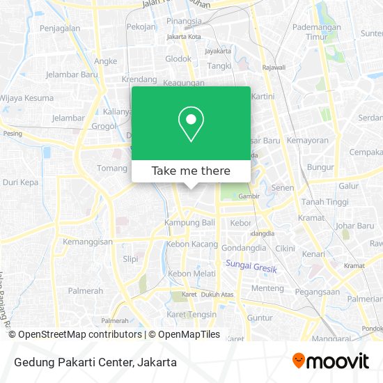 Gedung Pakarti Center map