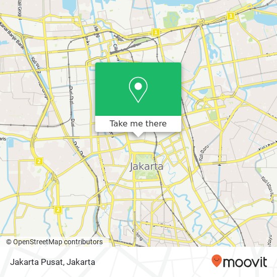 Jakarta Pusat map