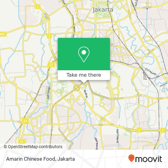 Amarin Chinese Food map