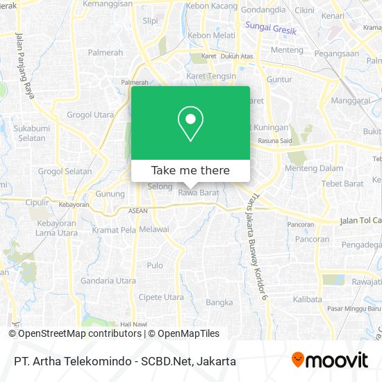 PT. Artha Telekomindo - SCBD.Net map